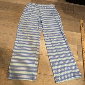 HIHO WOMENS PULL ON SWIM COVER STRIPED PANTS NWOT MEDIUM